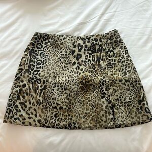 Zara cheetah skirt